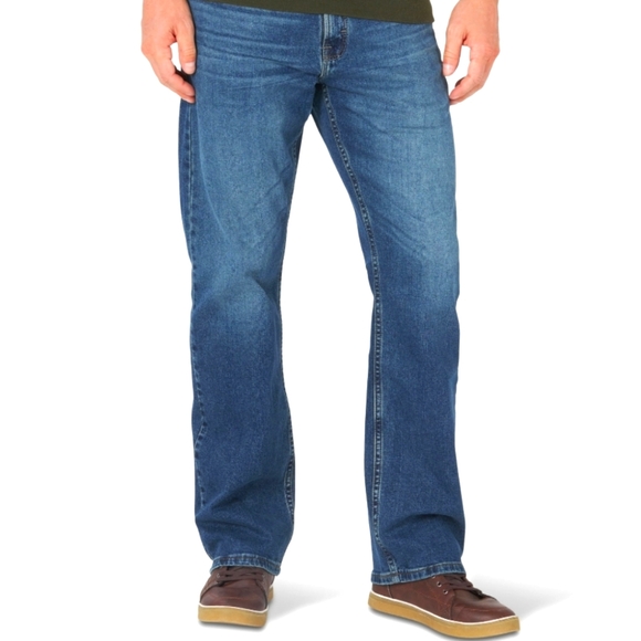 Wrangler Slim straight flex stretch mens denim jeans 34x34 - Picture 1 of 9